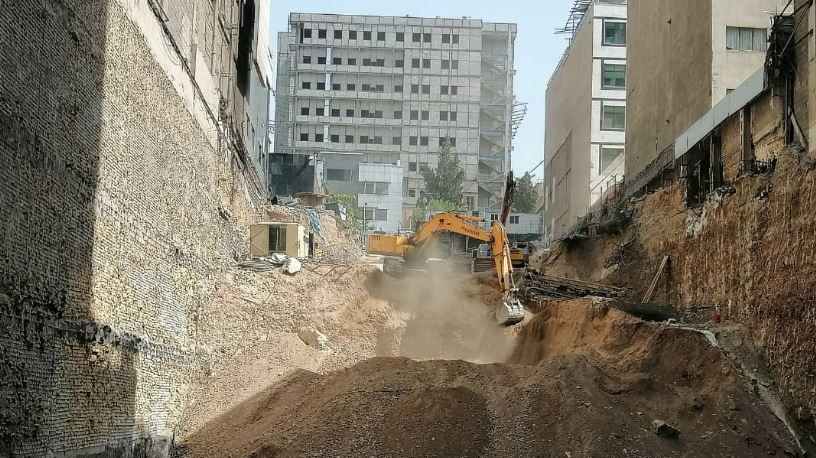 گزارش روند پیشرفت پروژه ساختمان شماره 2 وزارت جهاد کشاورزی در نیمه دوم خرداد 1403